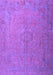 Machine Washable Persian Purple Traditional Area Rugs, wshtr3602pur