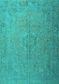 Persian Turquoise Traditional Rug, tr3602turq