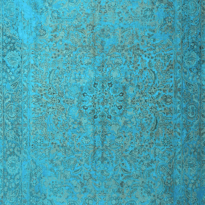 Machine Washable Persian Light Blue Traditional Rug, wshtr3602lblu