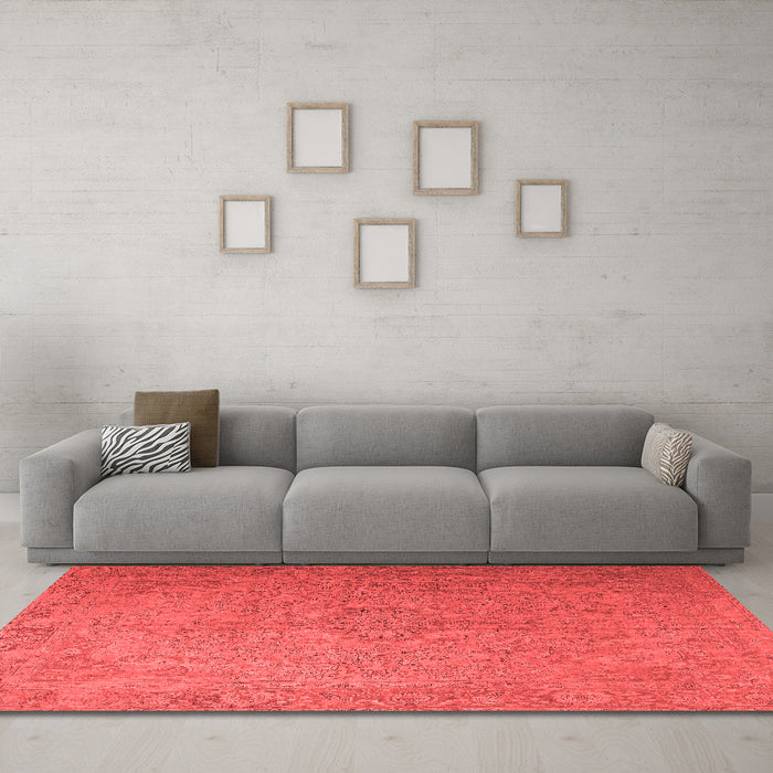 Traditional Red Washable Rugs