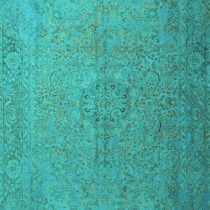 Machine Washable Persian Turquoise Traditional Area Rugs, wshtr3602turq