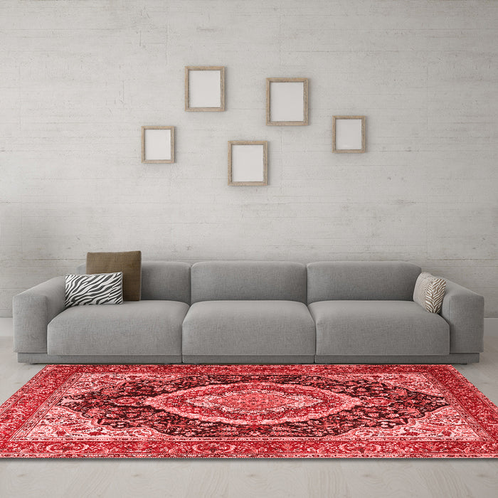 Traditional Red Washable Rugs