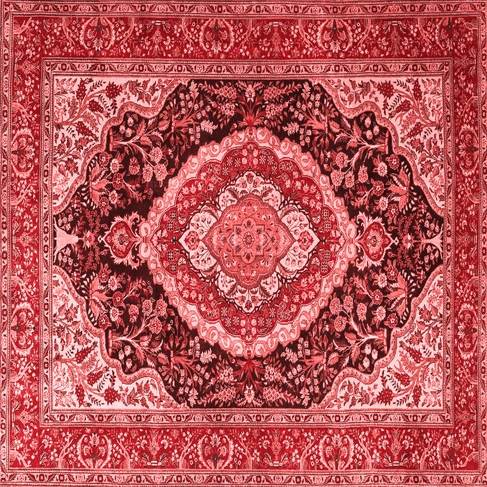 Machine Washable Persian Red Traditional Rug, wshtr3603red