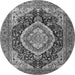 Square Persian Gray Traditional Rug, tr3603gry