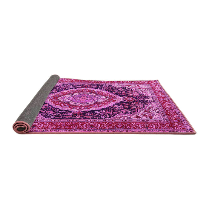 Sideview of Persian Pink Traditional Rug, tr3603pnk