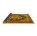 Sideview of Persian Yellow Traditional Rug, tr3603yw