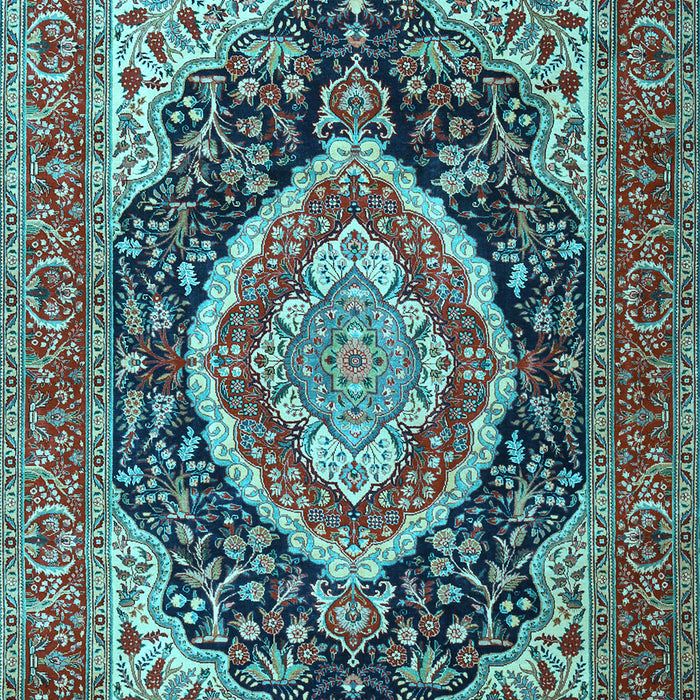 Persian Light Blue Traditional Rug, tr3603lblu