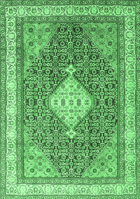 Persian Emerald Green Traditional Rug, tr3604emgrn