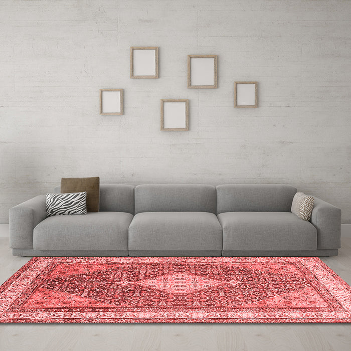 Traditional Red Washable Rugs