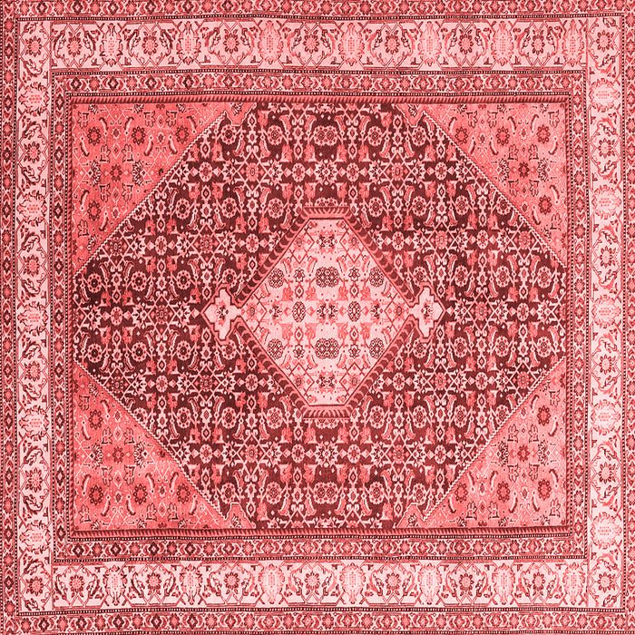 Machine Washable Persian Red Traditional Rug, wshtr3604red