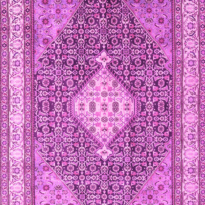 Machine Washable Persian Pink Traditional Rug, wshtr3604pnk