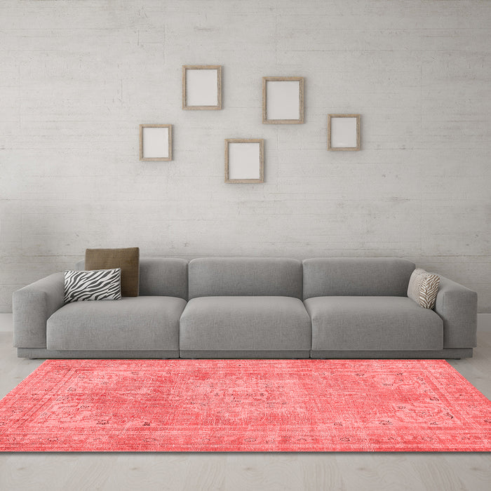 Traditional Red Washable Rugs