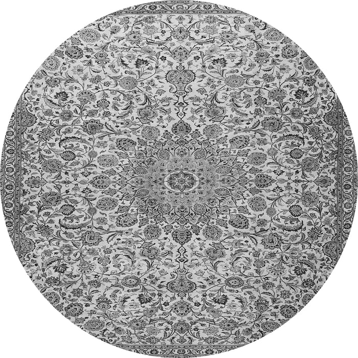 Square Persian Gray Traditional Rug, tr3606gry