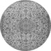 Square Persian Gray Traditional Rug, tr3606gry
