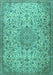 Persian Turquoise Traditional Rug, tr3606turq