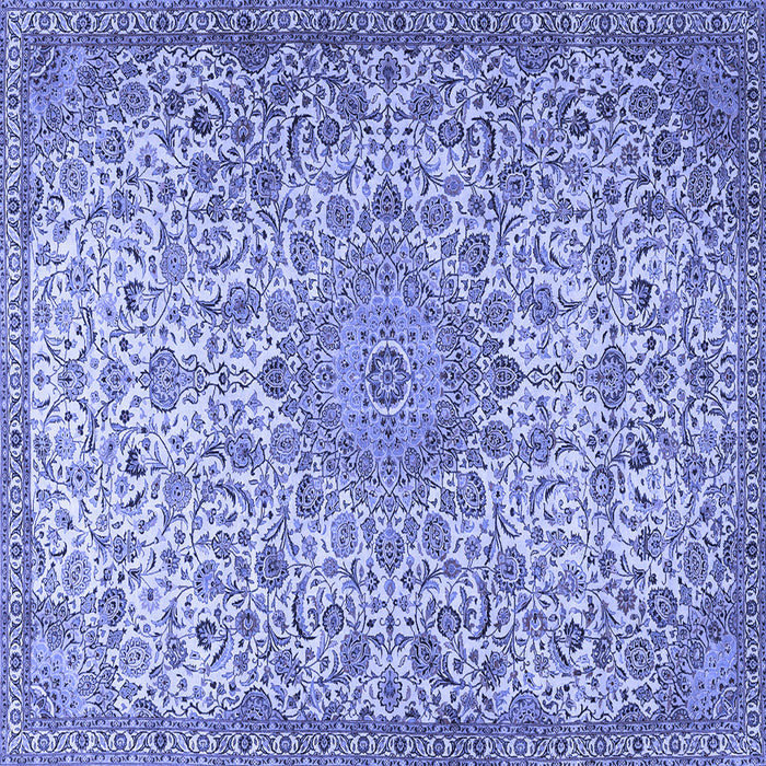 Square Persian Blue Traditional Rug, tr3606blu