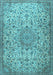 Persian Light Blue Traditional Rug, tr3606lblu