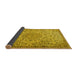 Sideview of Persian Yellow Traditional Rug, tr3606yw