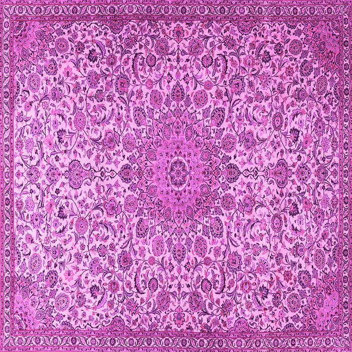 Square Persian Pink Traditional Rug, tr3606pnk