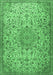 Persian Emerald Green Traditional Rug, tr3606emgrn