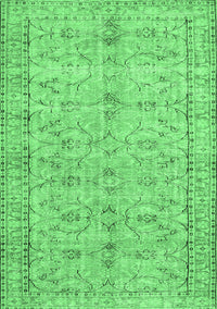Persian Emerald Green Traditional Rug, tr3607emgrn