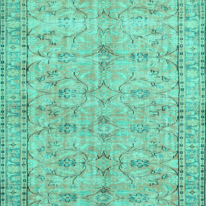 Persian Turquoise Traditional Rug, tr3607turq