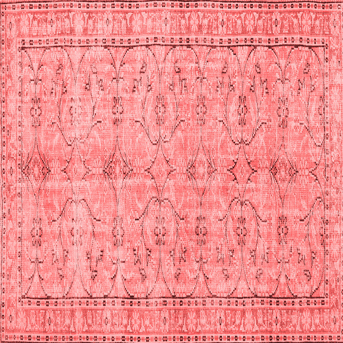 Machine Washable Persian Red Traditional Rug, wshtr3607red
