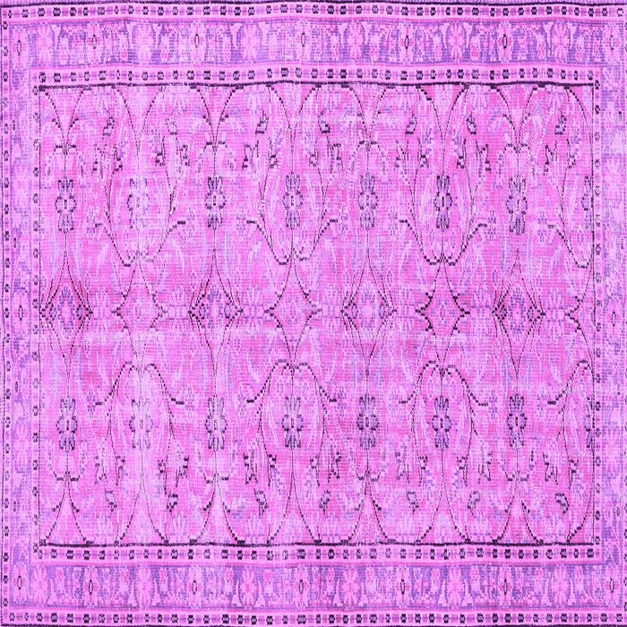 Square Persian Purple Traditional Rug, tr3607pur