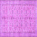 Square Persian Purple Traditional Rug, tr3607pur