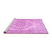 Sideview of Machine Washable Persian Pink Traditional Rug, wshtr3608pnk