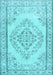 Persian Light Blue Traditional Rug, tr3608lblu
