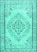Persian Turquoise Traditional Rug, tr3608turq