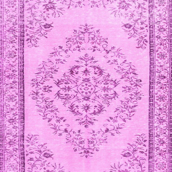 Machine Washable Persian Pink Traditional Rug, wshtr3608pnk