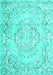 Persian Turquoise Traditional Rug, tr3609turq