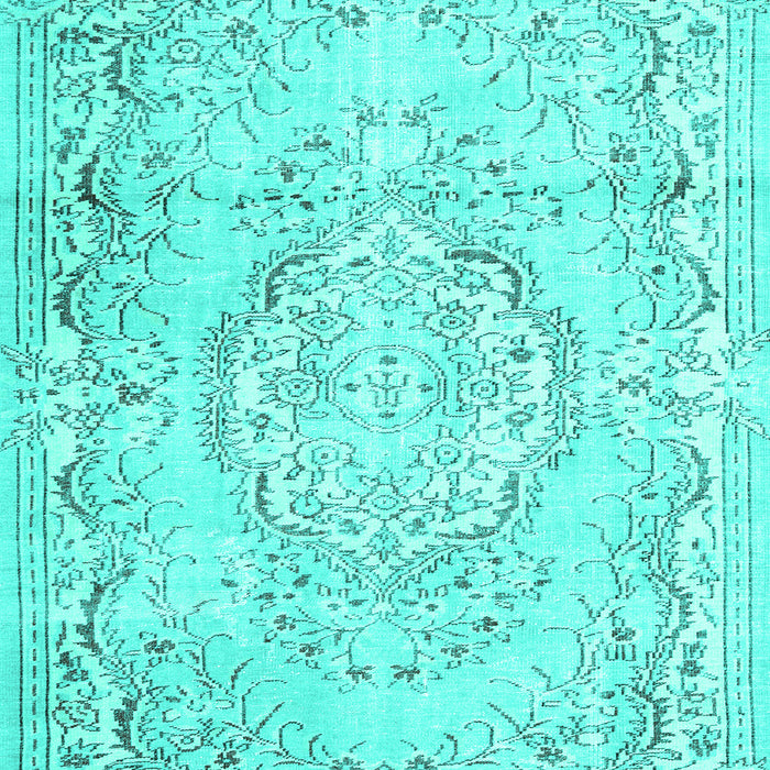 Persian Turquoise Traditional Rug, tr3609turq