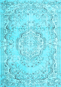 Persian Light Blue Traditional Rug, tr3609lblu