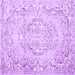 Square Persian Purple Traditional Rug, tr3609pur