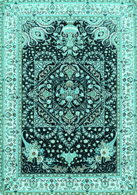 Persian Turquoise Traditional Rug, tr360turq