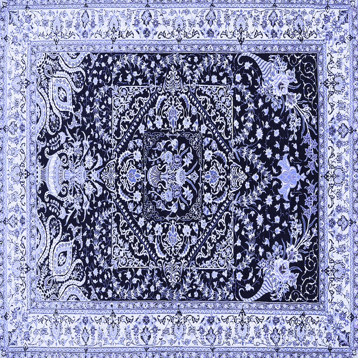 Square Persian Blue Traditional Rug, tr360blu