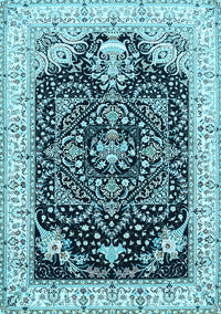 Persian Light Blue Traditional Rug, tr360lblu