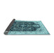 Sideview of Persian Light Blue Traditional Rug, tr360lblu