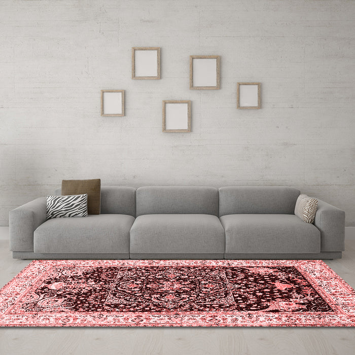 Traditional Red Washable Rugs