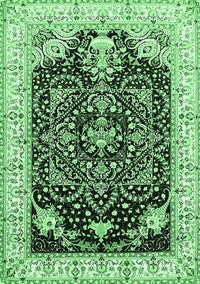 Persian Emerald Green Traditional Rug, tr360emgrn