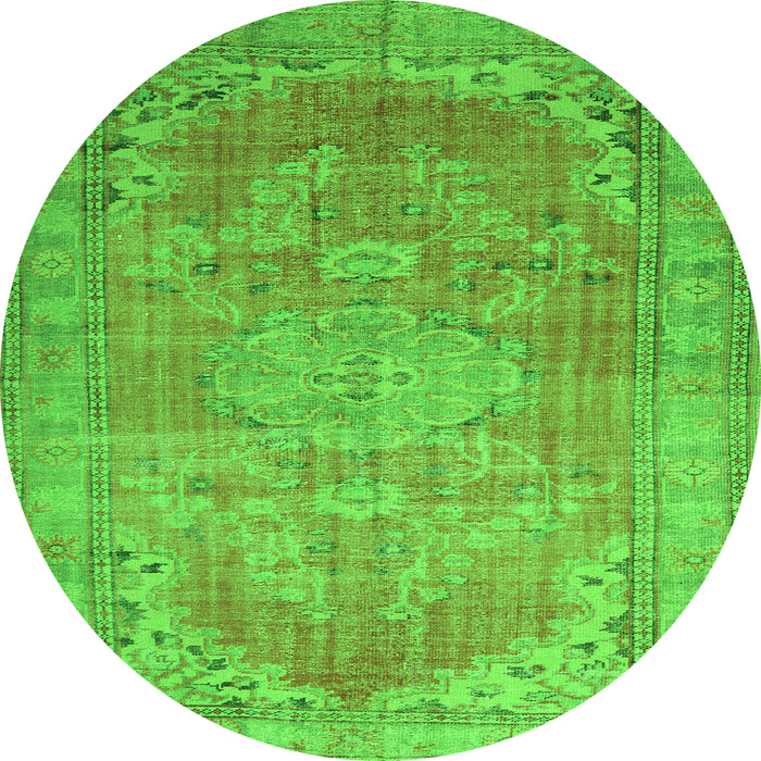 Machine Washable Persian Green Traditional Area Rugs, wshtr3610grn