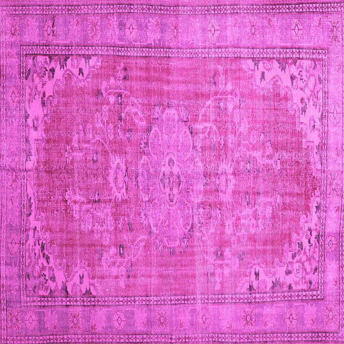 Square Persian Pink Traditional Rug, tr3610pnk