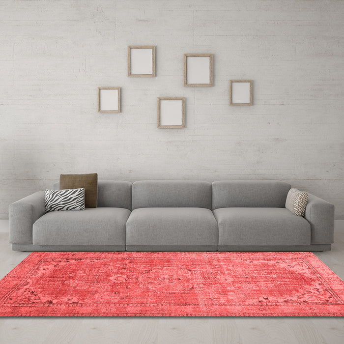 Traditional Red Washable Rugs