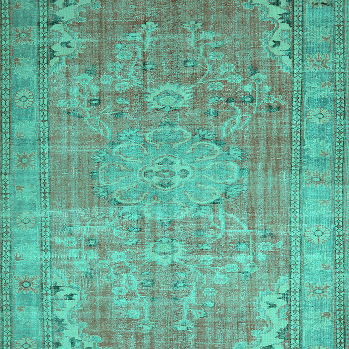 Machine Washable Persian Turquoise Traditional Area Rugs, wshtr3610turq