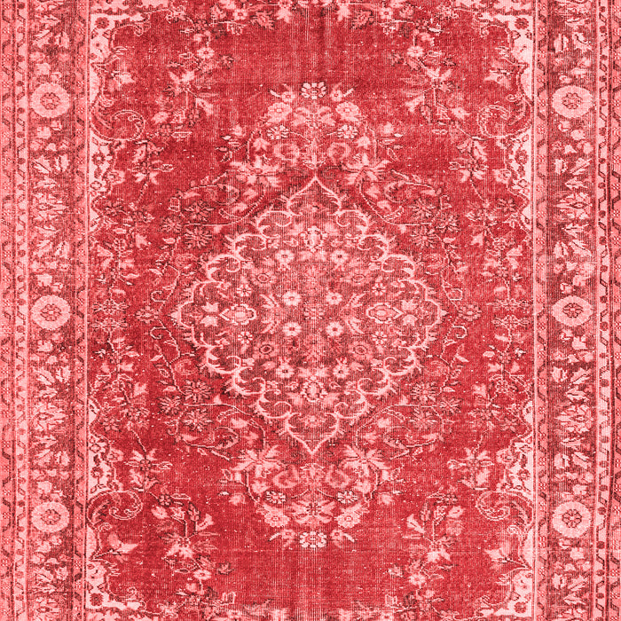 Machine Washable Persian Red Traditional Rug, wshtr3611red