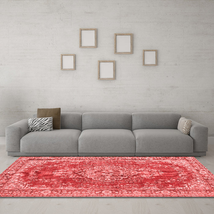 Traditional Red Washable Rugs