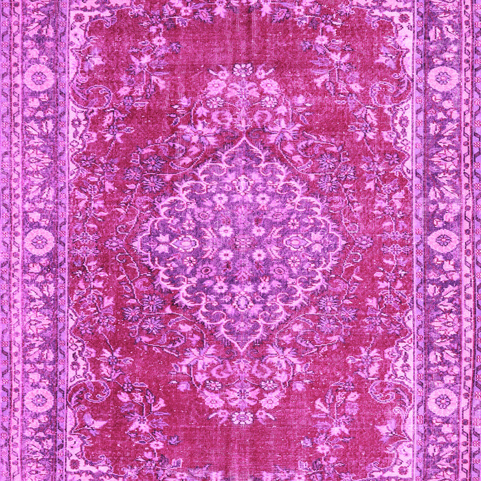Machine Washable Persian Pink Traditional Rug, wshtr3611pnk
